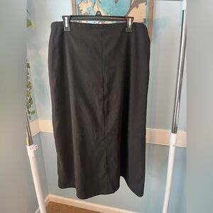 Denim&Co Black Maxi Skirt